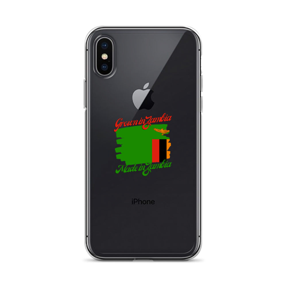 Grown in Zambia Made in Zambia iPhone Case