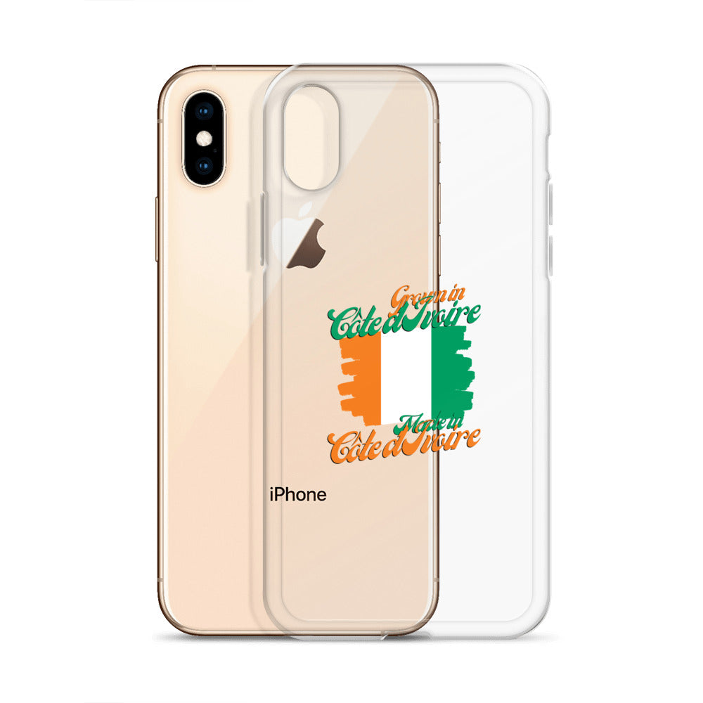 Grown in Cote d'Ivoire Made in Cote d'Ivoire iPhone Case