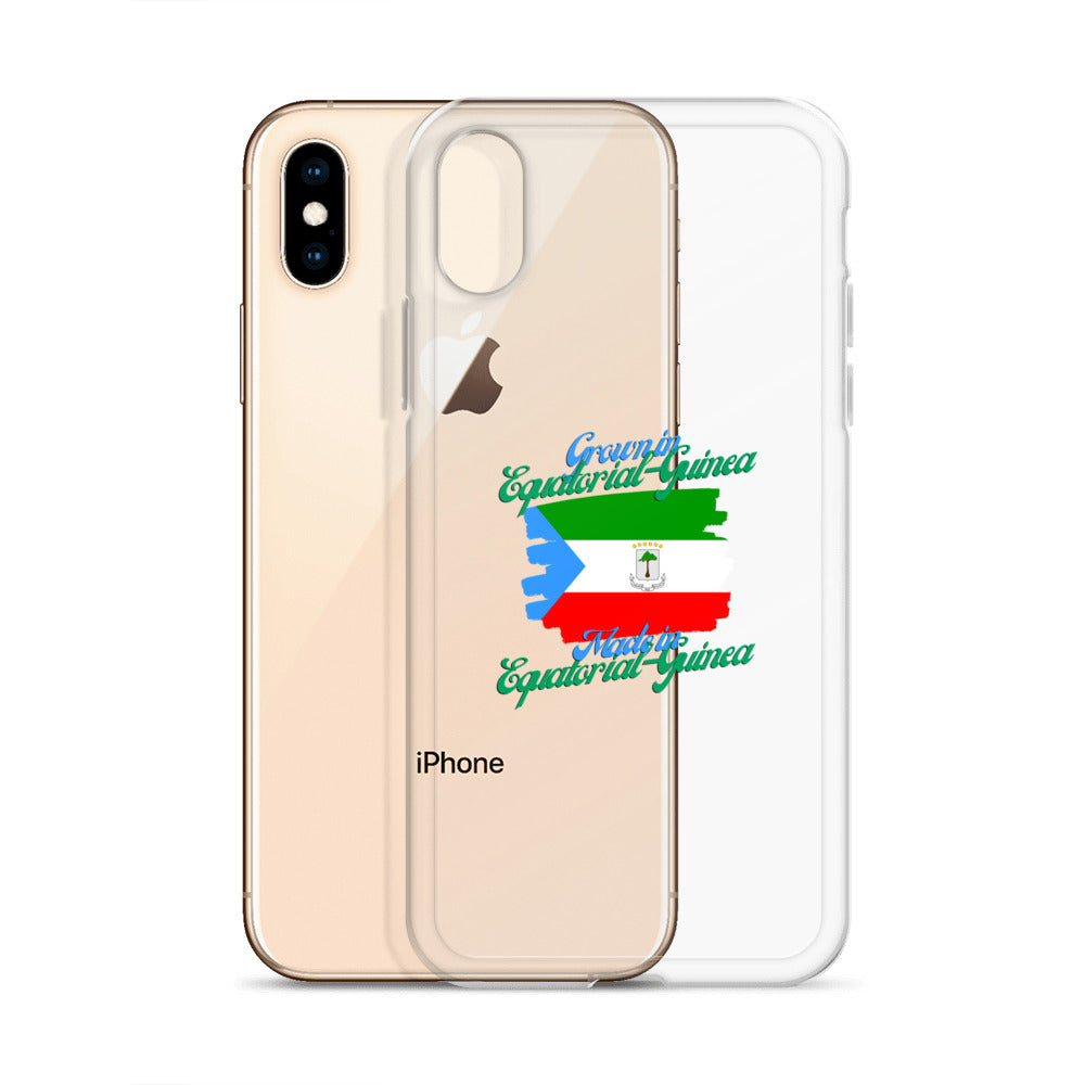 Grown in Equatorial Guinea Made in Equatorial Guinea iPhone Case