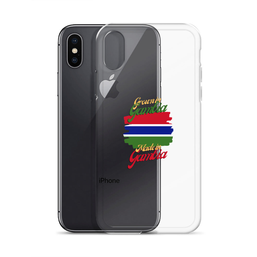Grown in Gambia Made in Gambia iPhone Case