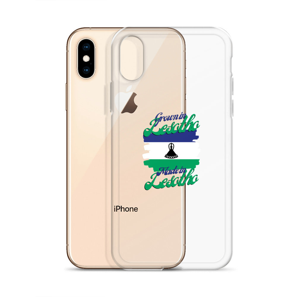 Grown in Lesotho Made in Lesotho iPhone Case