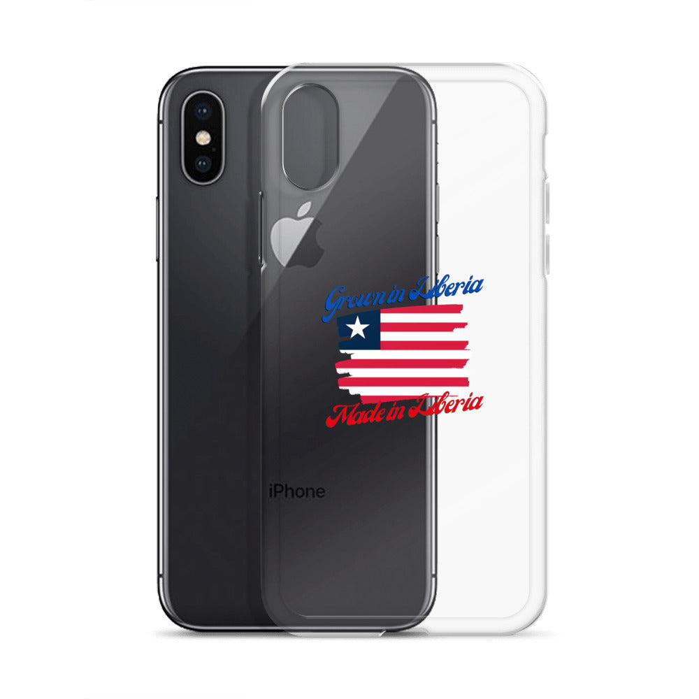 Grown in Liberia Made in Liberia iPhone Case