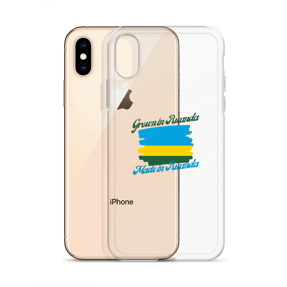 Grown in Rwanda Made in Rwanda iPhone Case