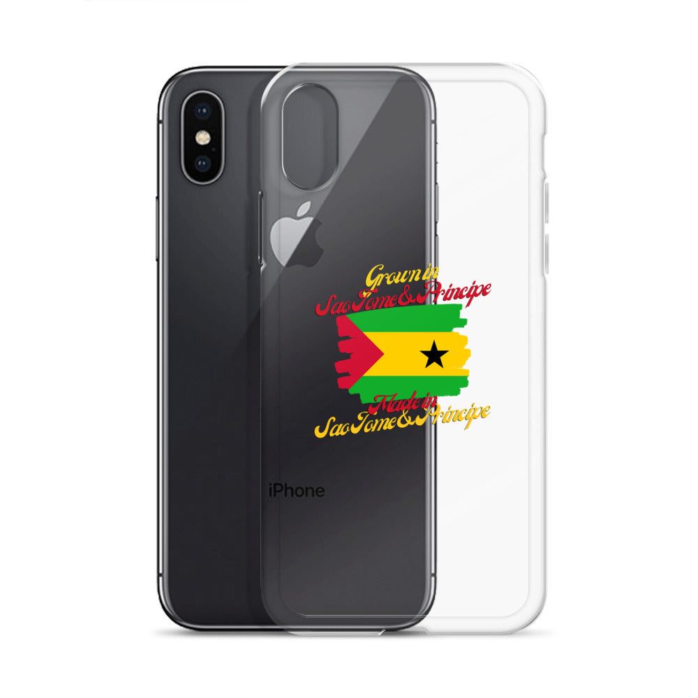 Grown in Sao Tome and Principe Made in Sao Tome and Principe iPhone Case
