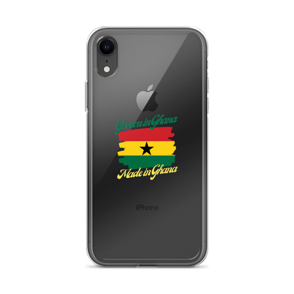 Grown in Ghana Made in Ghana iPhone Case