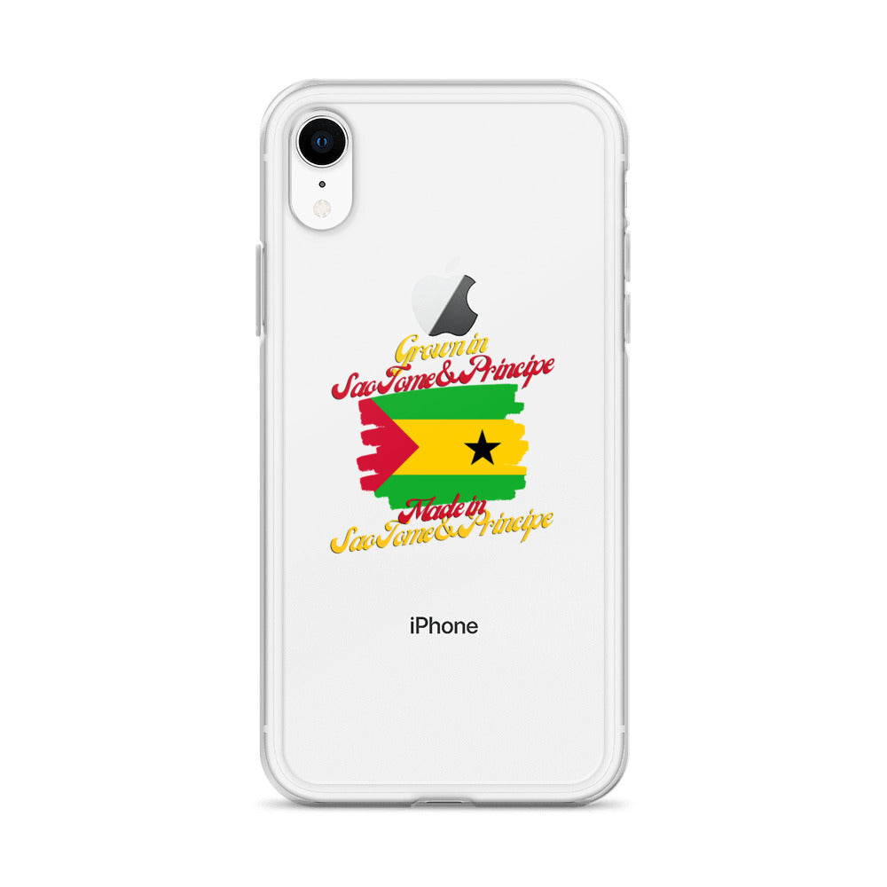 Grown in Sao Tome and Principe Made in Sao Tome and Principe iPhone Case