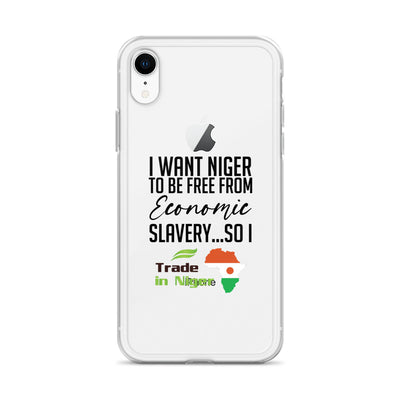 Economic Freedom - Trade In Niger iPhone Case