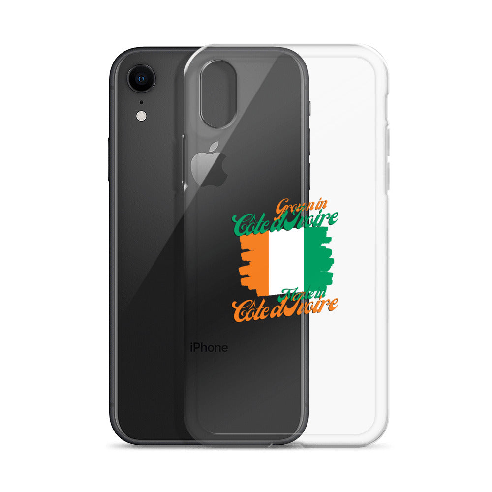 Grown in Cote d'Ivoire Made in Cote d'Ivoire iPhone Case