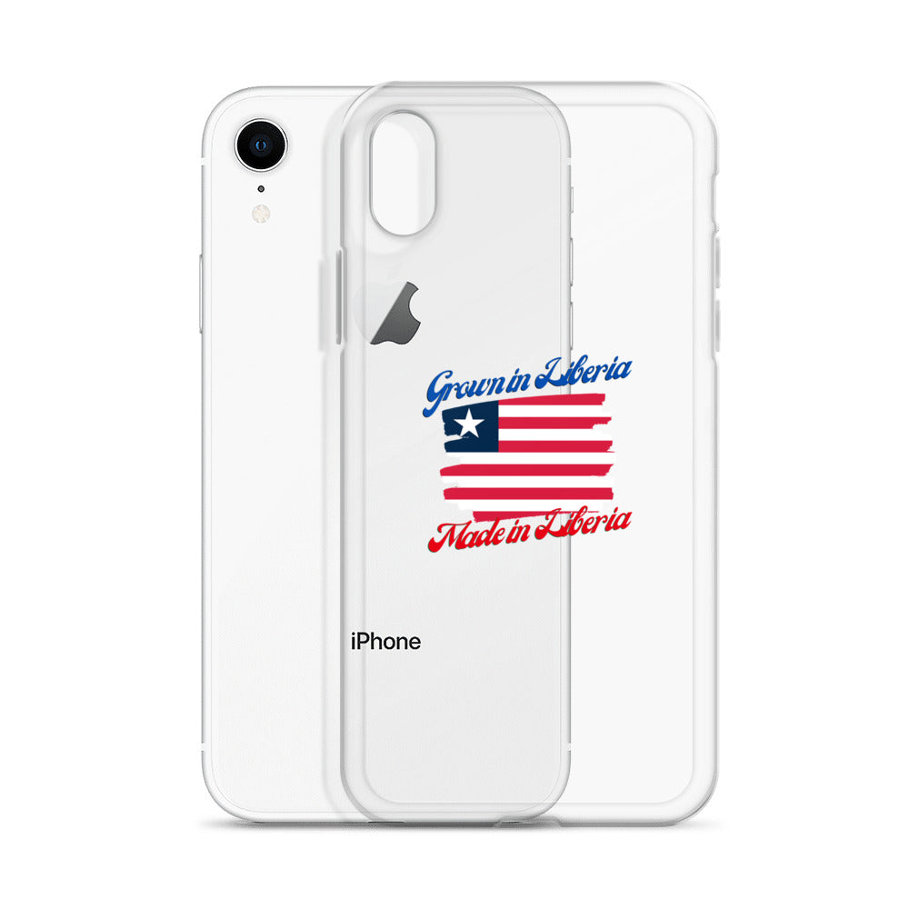 Grown in Liberia Made in Liberia iPhone Case