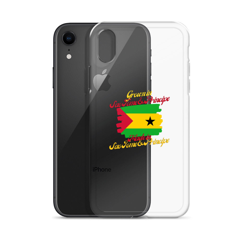 Grown in Sao Tome and Principe Made in Sao Tome and Principe iPhone Case