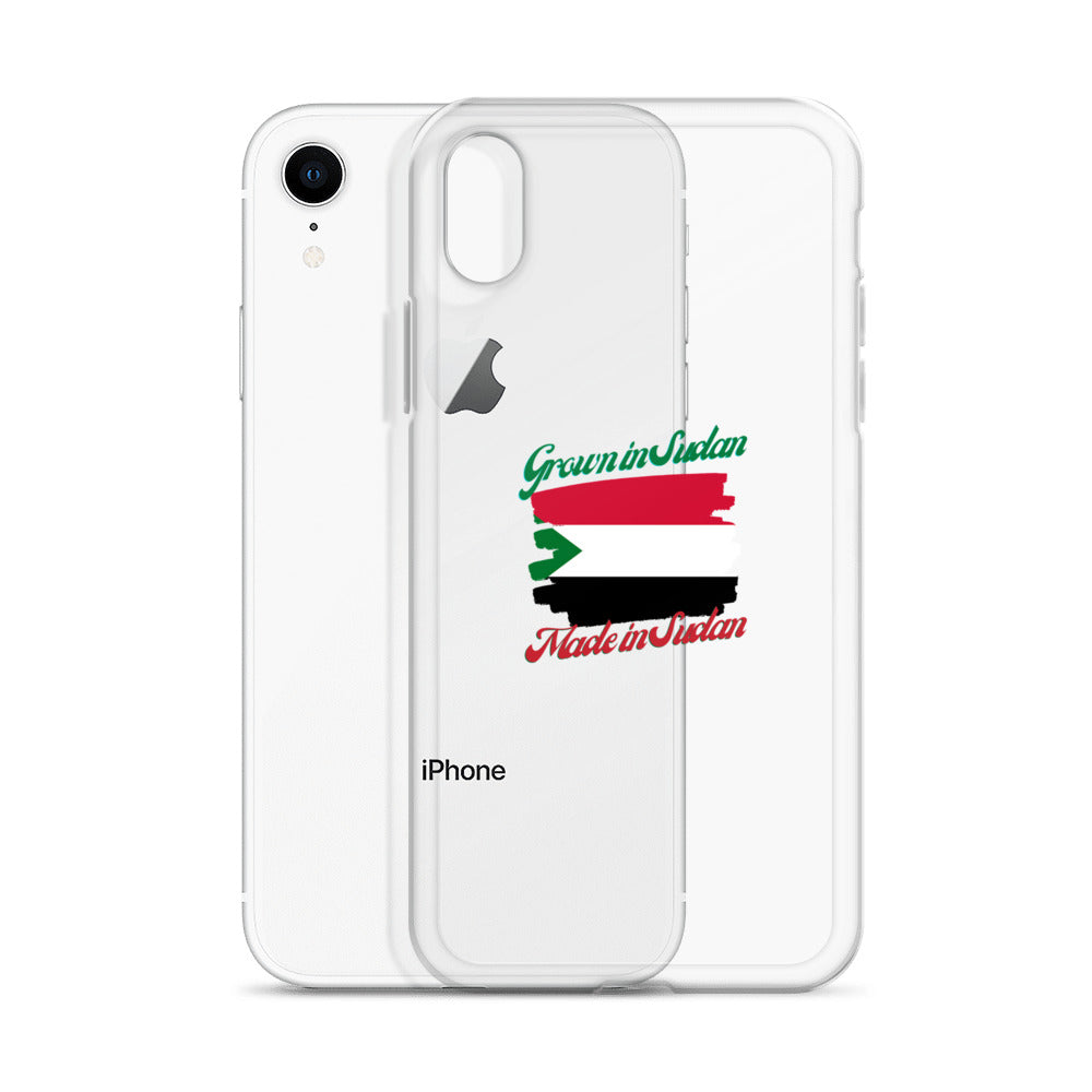 Grown in Sudan Made in Sudan iPhone Case