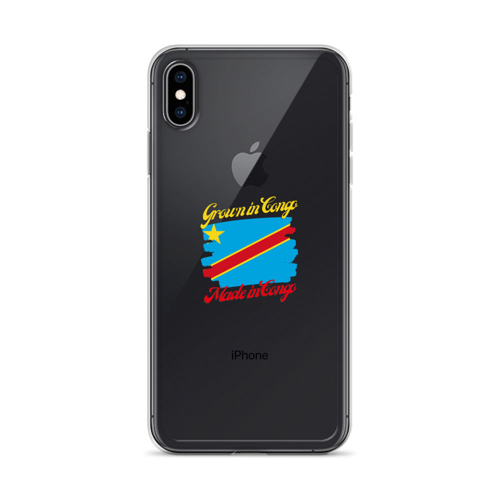 Grown in Congo Made in Congo iPhone Case