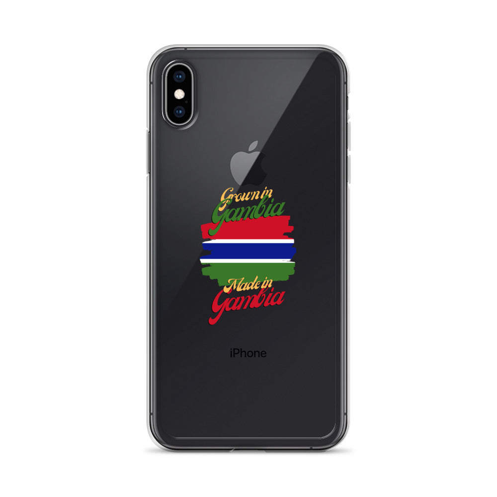 Grown in Gambia Made in Gambia iPhone Case