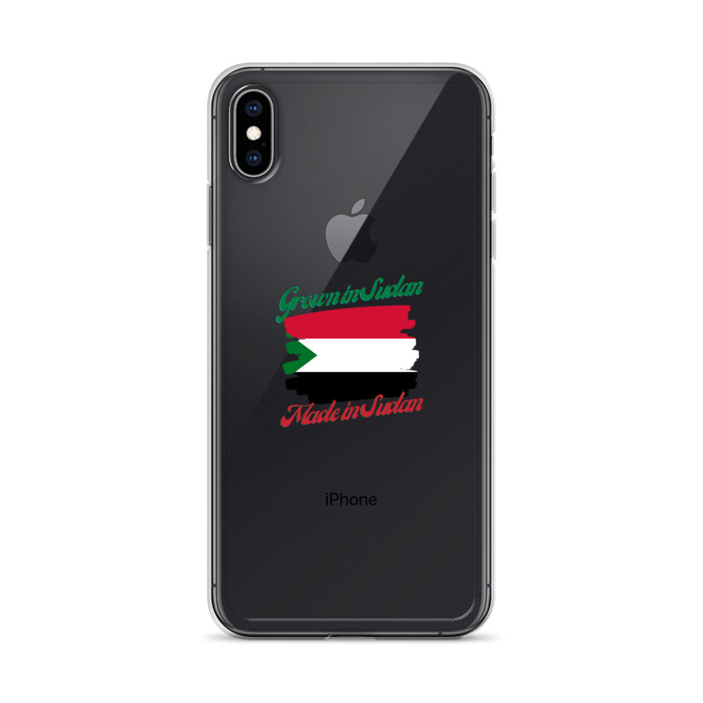 Grown in Sudan Made in Sudan iPhone Case