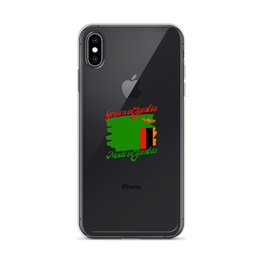 Grown in Zambia Made in Zambia iPhone Case