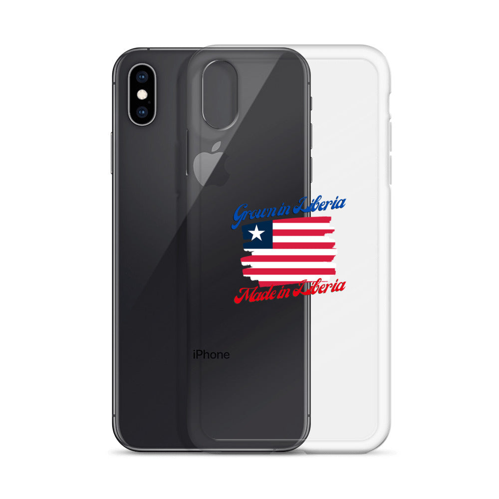 Grown in Liberia Made in Liberia iPhone Case
