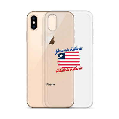 Grown in Liberia Made in Liberia iPhone Case