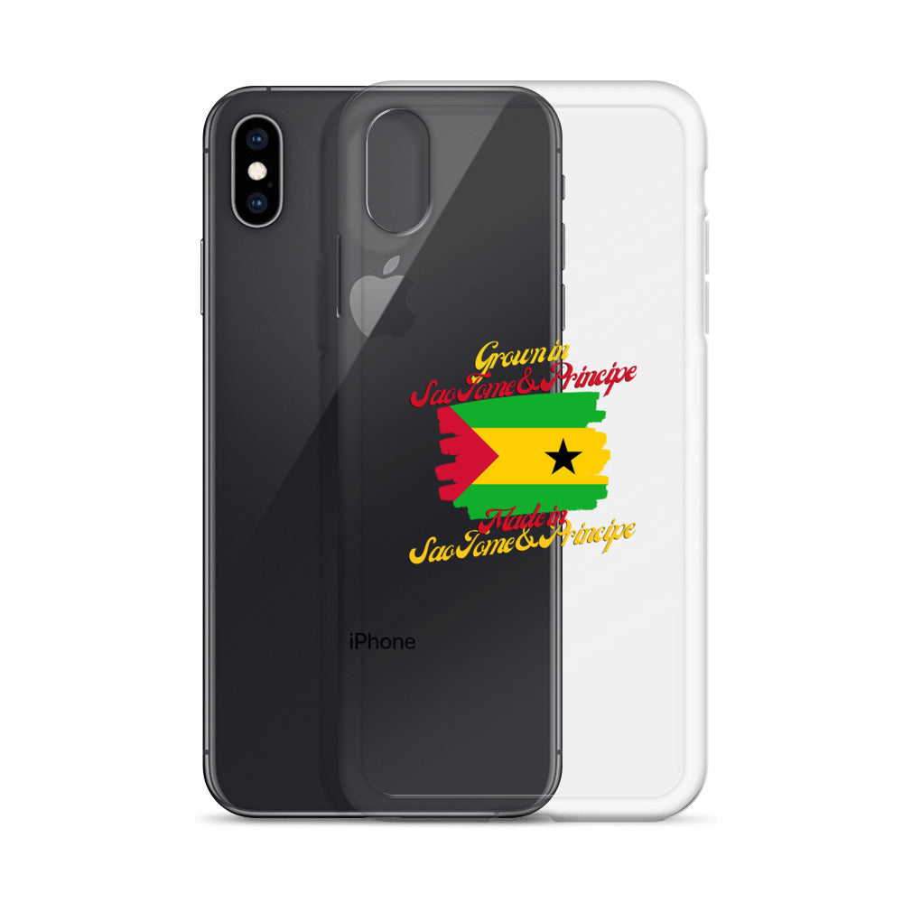 Grown in Sao Tome and Principe Made in Sao Tome and Principe iPhone Case
