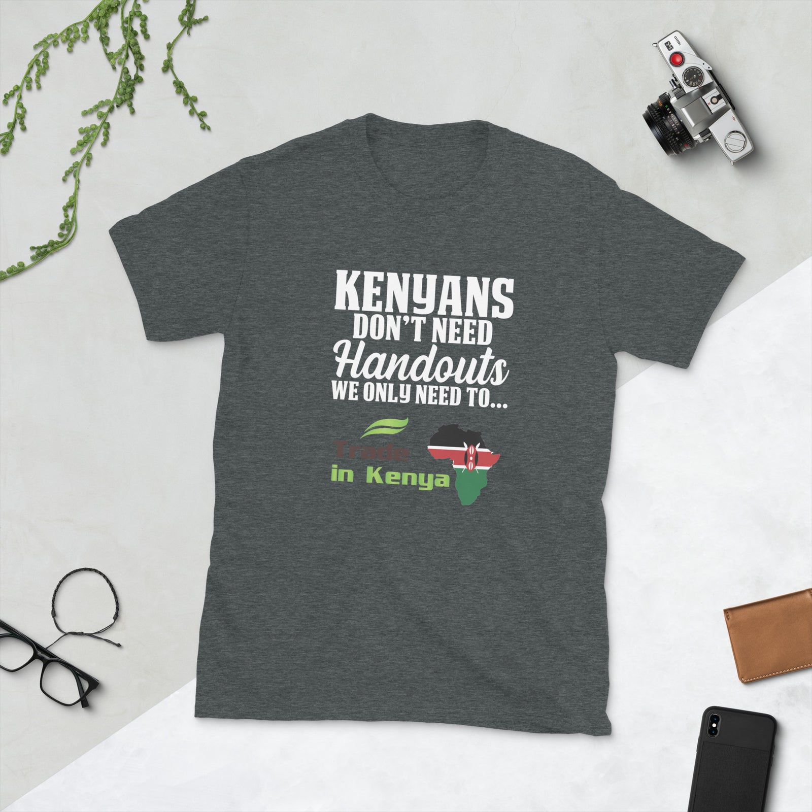 Kenyans Don't Need Handouts - Short-Sleeve Unisex T-Shirt