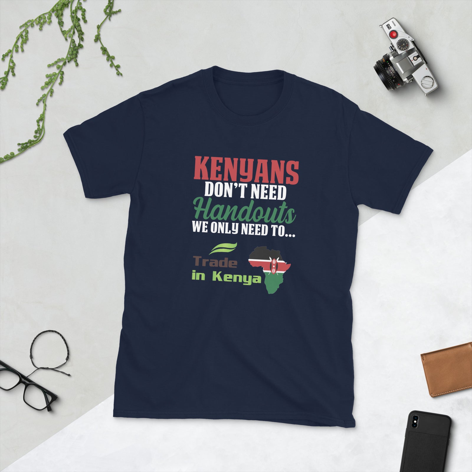 Kenyans Don't Need Handouts - Short-Sleeve Unisex T-Shirt