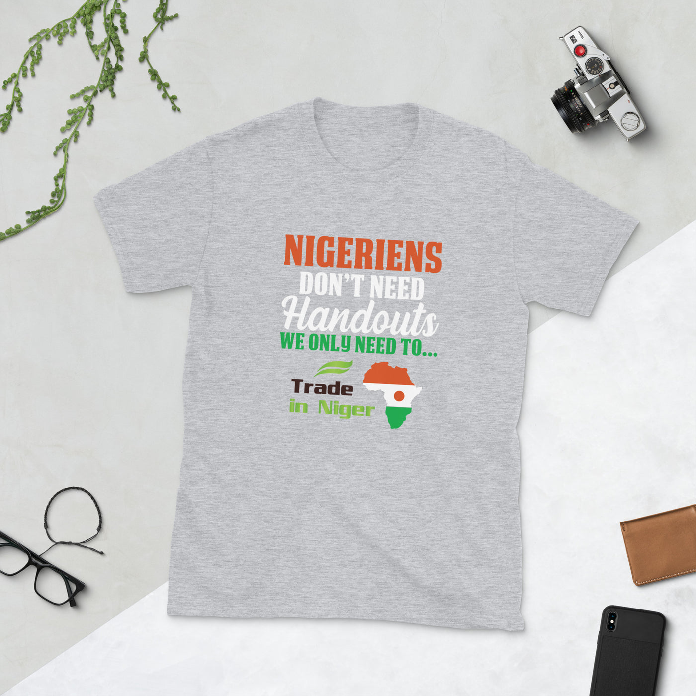 Nigeriens Don't Need Handouts - Short-Sleeve Unisex T-Shirt