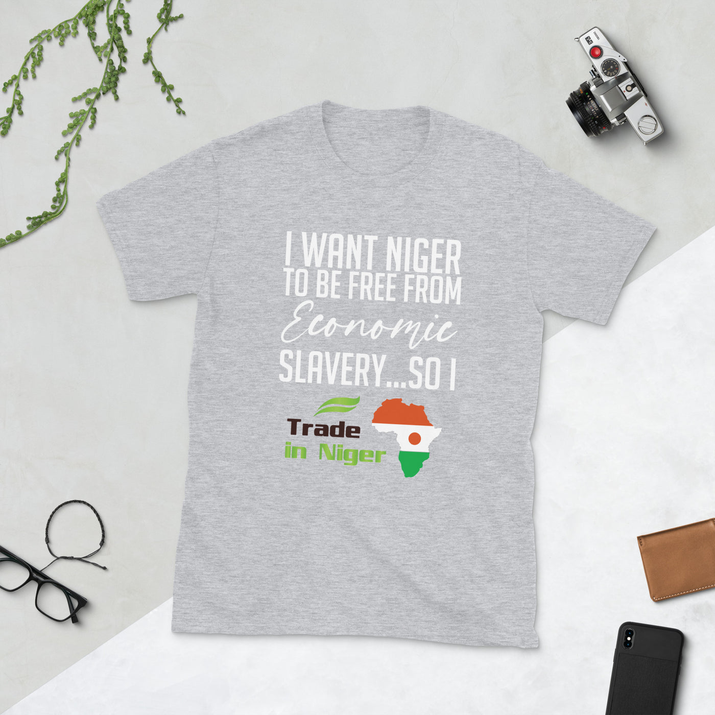Economic Freedom - Trade In Niger Short-Sleeve Unisex T-Shirt