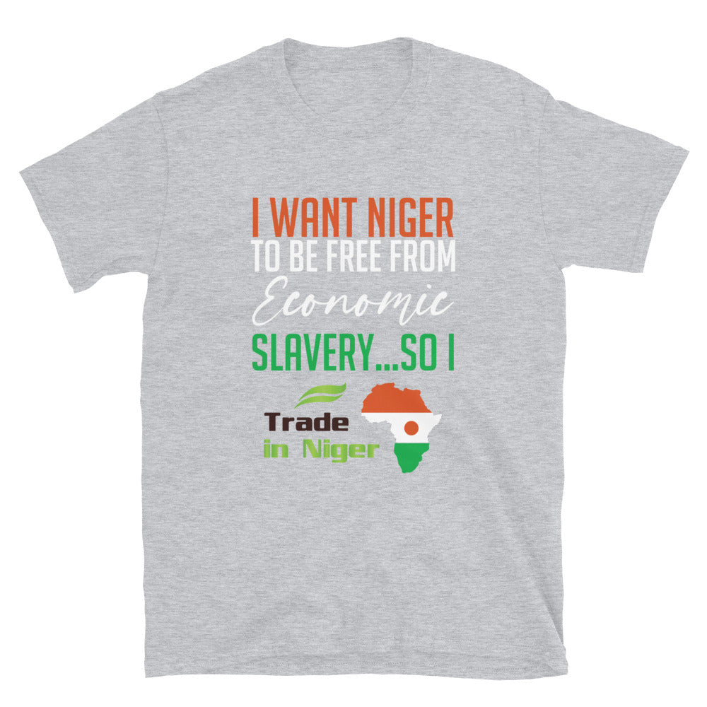 Economic Freedom - Trade In Niger Short-Sleeve Unisex T-Shirt