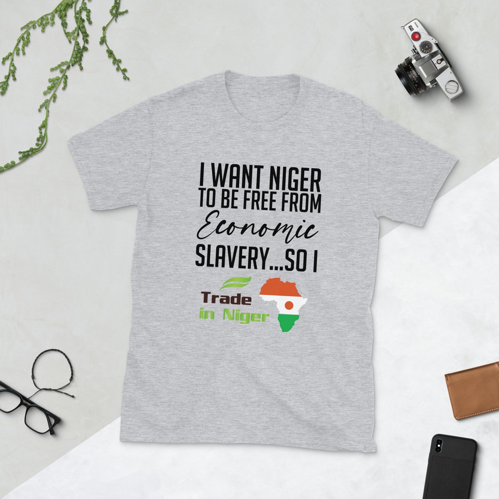Economic Freedom - Trade In Niger Short-Sleeve Unisex T-Shirt