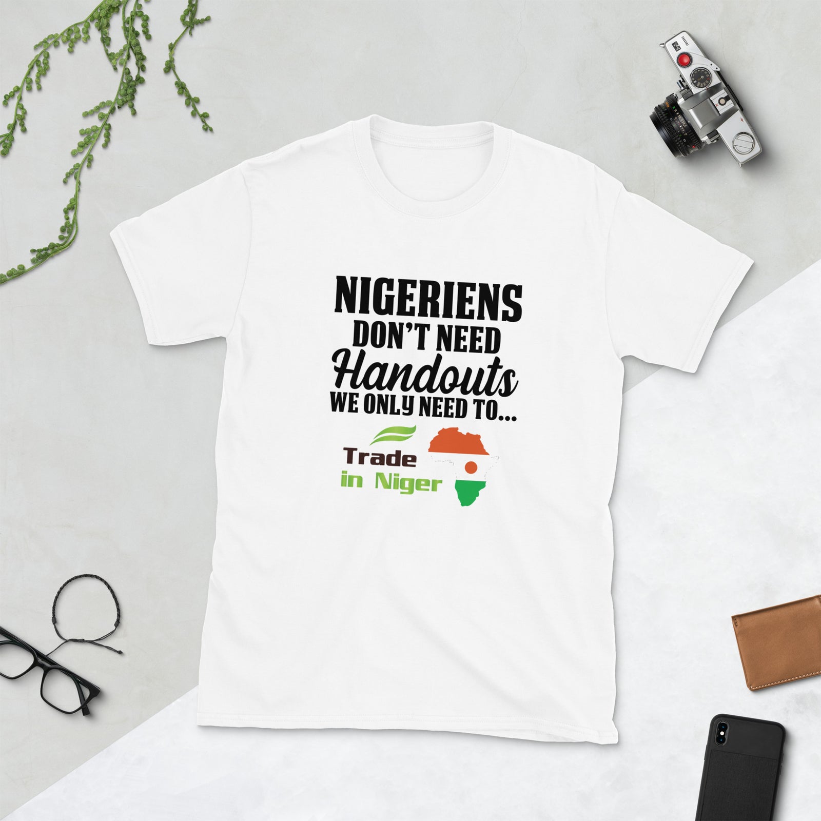 Nigeriens Don't Need Handouts - Short-Sleeve Unisex T-Shirt