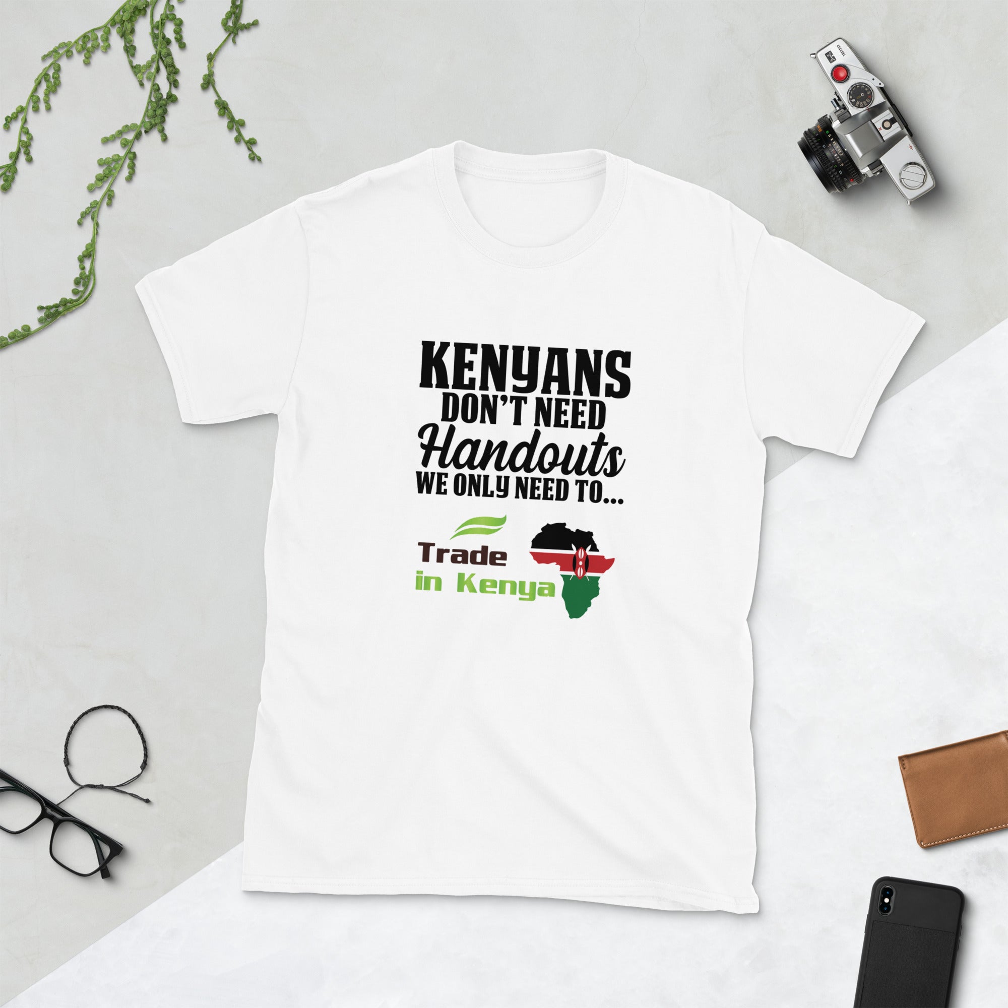 Kenyans Don't Need Handouts - Short-Sleeve Unisex T-Shirt