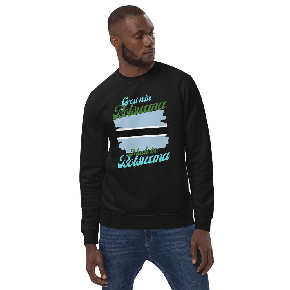 Grown in Botswana Made in Botswana Unisex eco sweatshirt