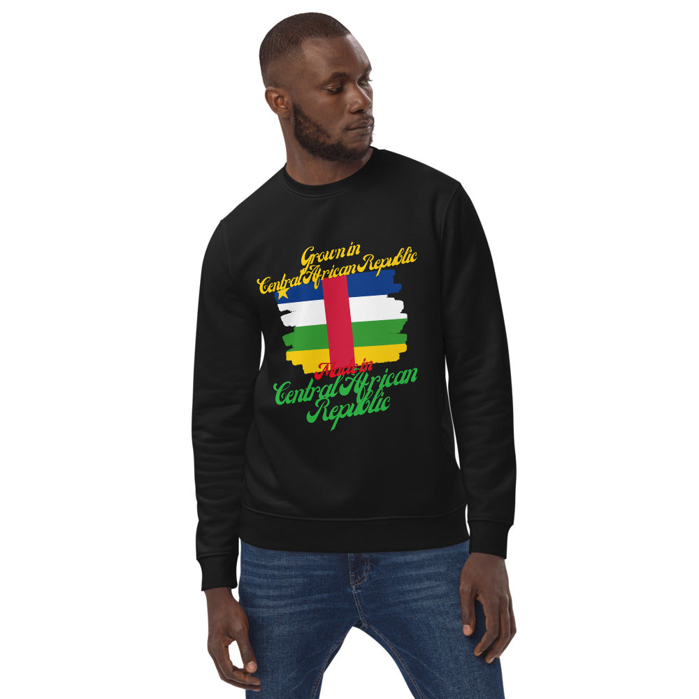 Grown in Central African Republic Made in Central African Republic Unisex eco sweatshirt