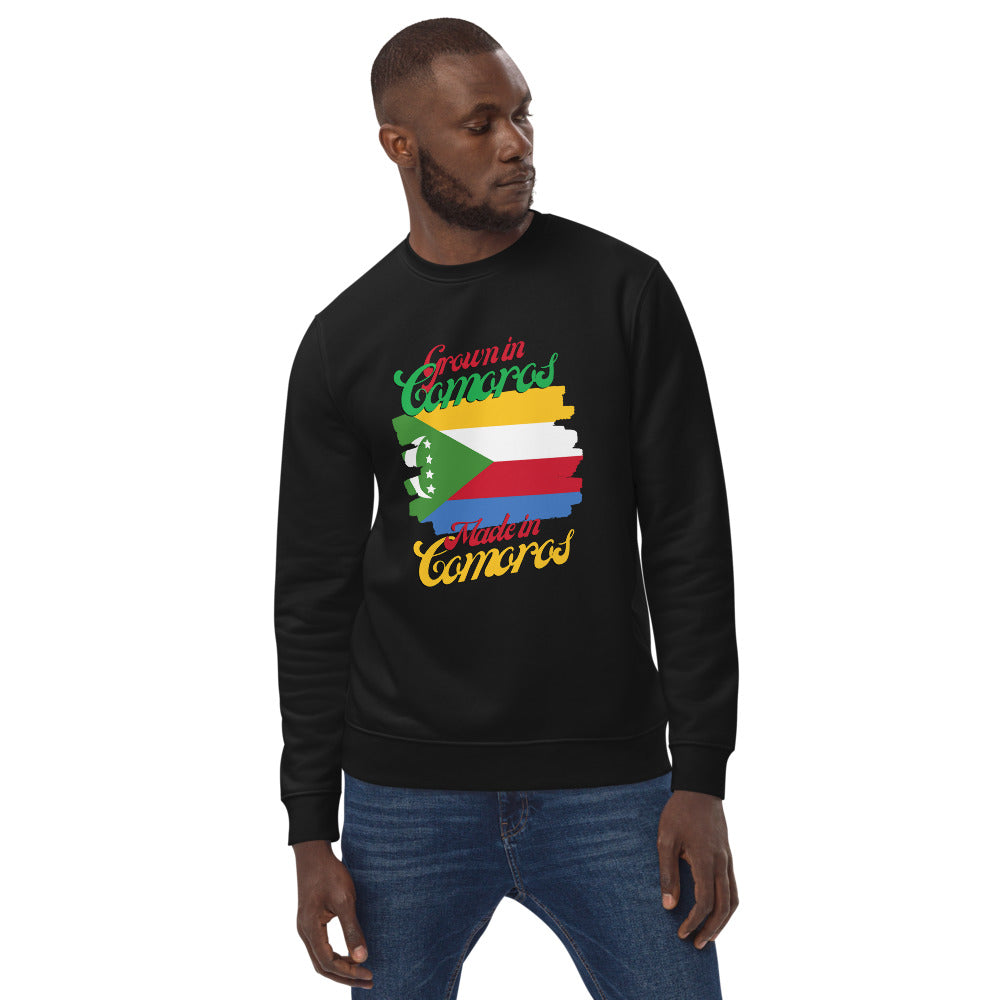 Grown in Comoros Made in Comoros Unisex eco sweatshirt