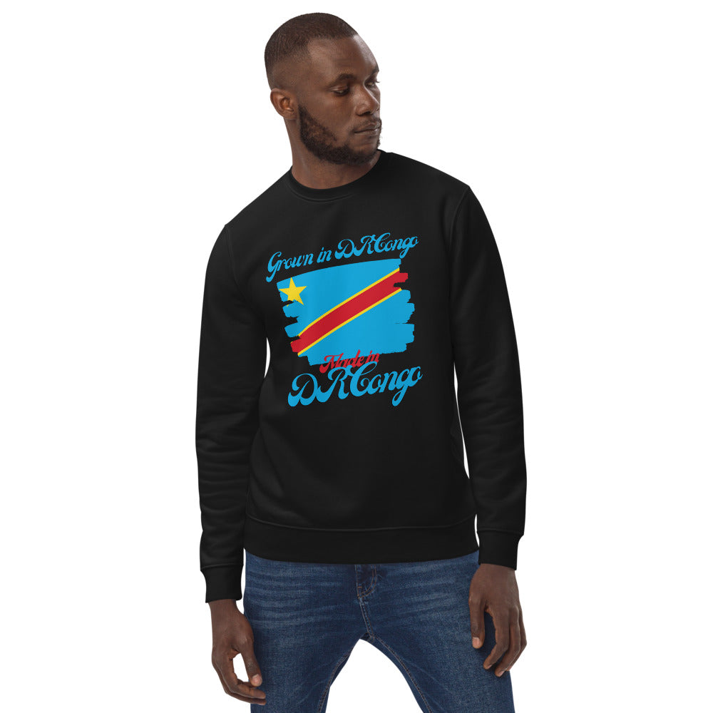 Grown in DR Congo Made in DR Congo Unisex eco sweatshirt