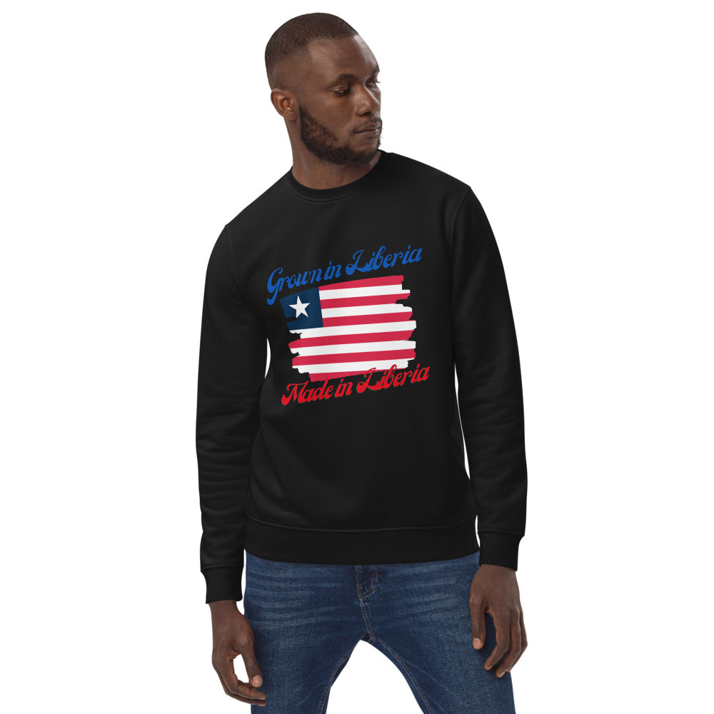 Grown in Liberia Made in Liberia Unisex eco sweatshirt
