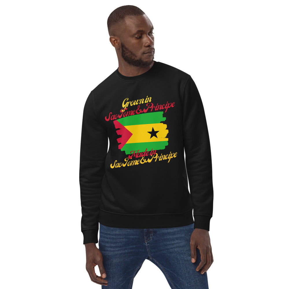 Grown in Sao Tome and Principe Made in Sao Tome and Principe Unisex eco sweatshirt