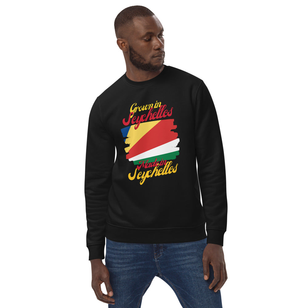 Grown in Seychelles Made in Seychelles Unisex eco sweatshirt