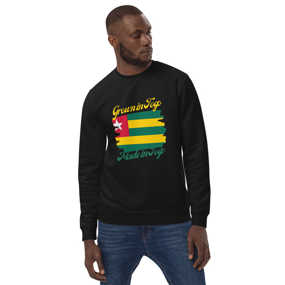 Grown in Togo Made in Togo Unisex eco sweatshirt