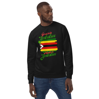 Grown in Zimbabwe Made in Zimbabwe Unisex eco sweatshirt
