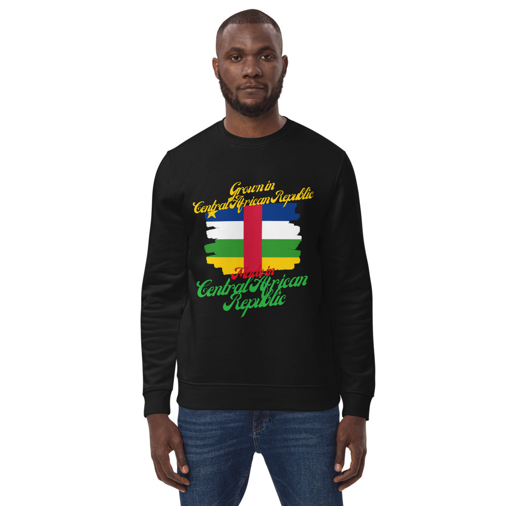 Grown in Central African Republic Made in Central African Republic Unisex eco sweatshirt