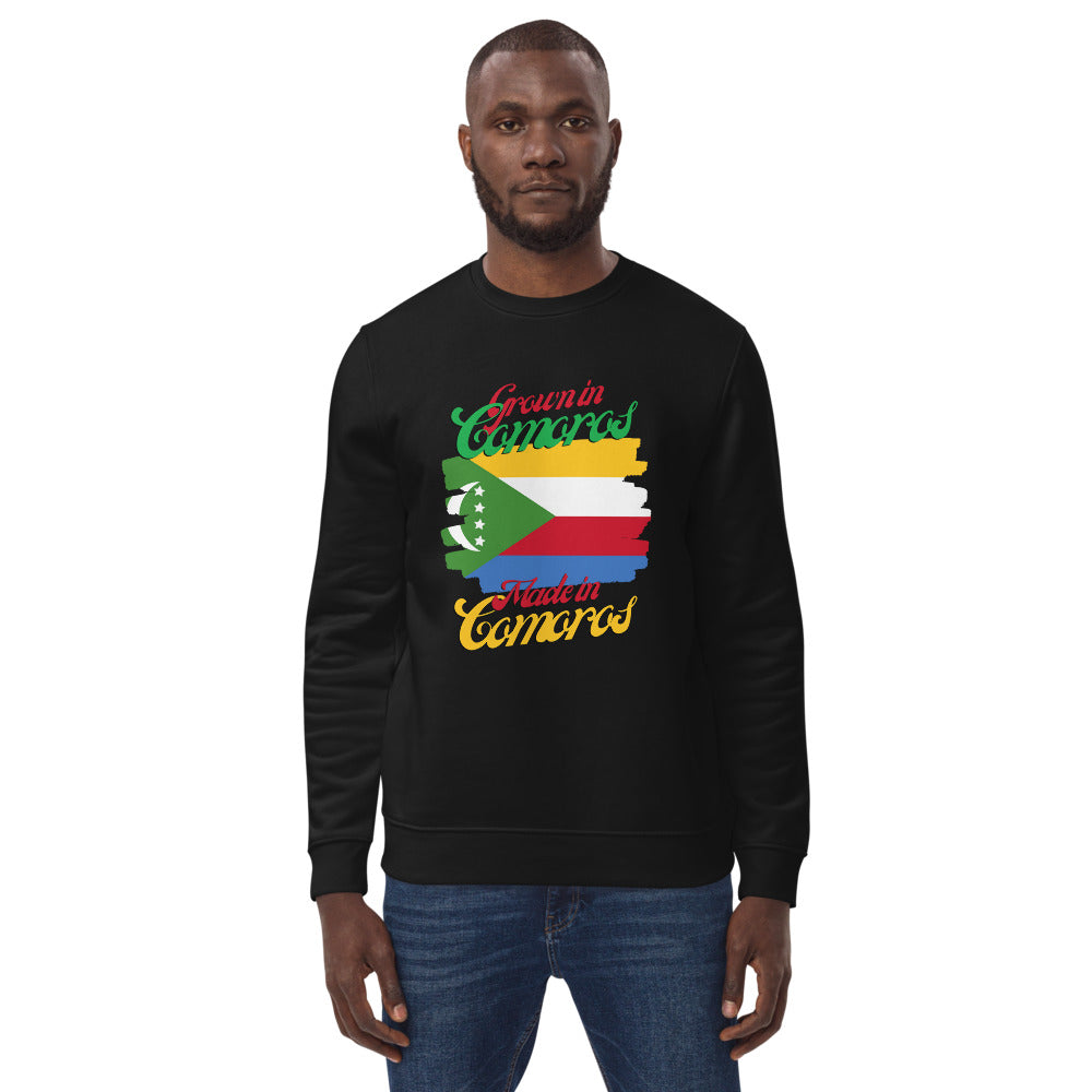 Grown in Comoros Made in Comoros Unisex eco sweatshirt