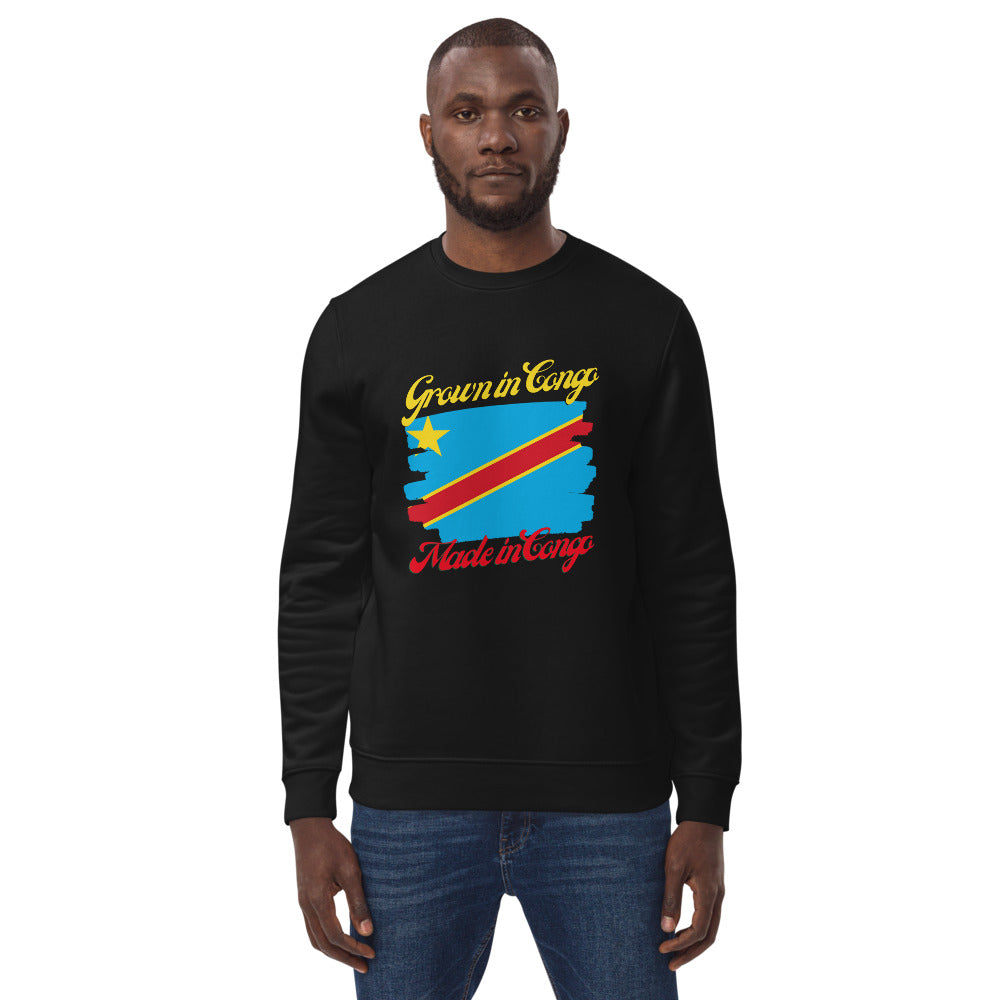 Grown in Congo Made in Congo Unisex eco sweatshirt