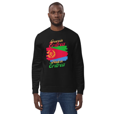 Grown in Eritrea Made in Eritrea Unisex eco sweatshirt