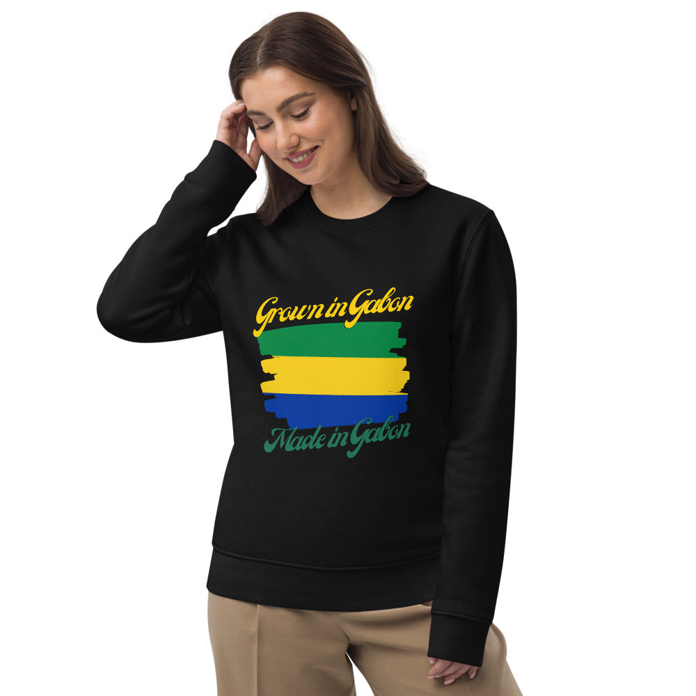 Grown in Gabon Made in Gabon Unisex eco sweatshirt
