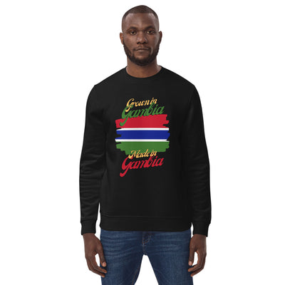Grown in Gambia Made in Gambia Unisex eco sweatshirt