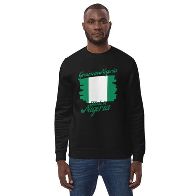 Grown in Nigeria Made in Nigeria Unisex eco sweatshirt