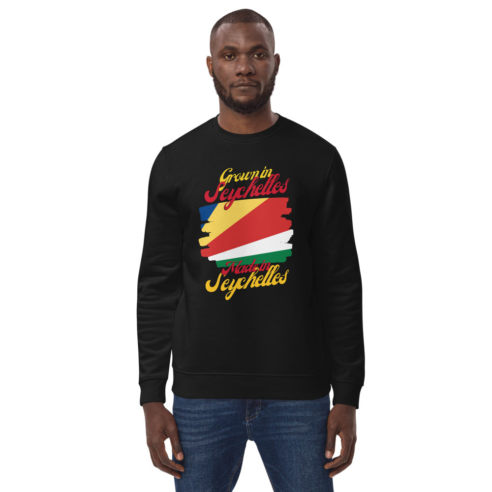 Grown in Seychelles Made in Seychelles Unisex eco sweatshirt