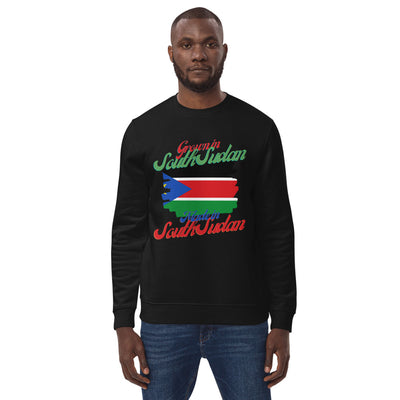 Grown in South Sudan Made in South Sudan Unisex eco sweatshirt