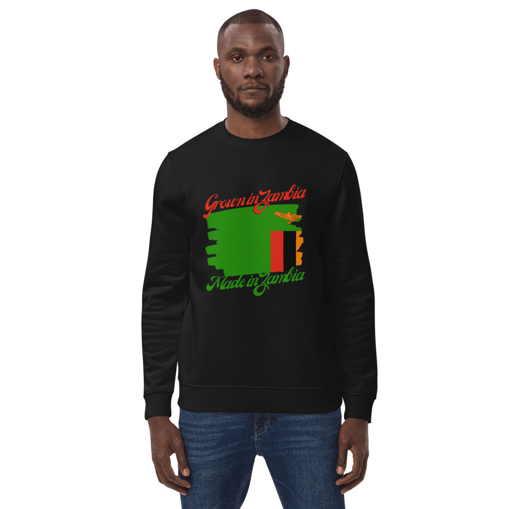 Grown in Zambia Made in Zambia Unisex eco sweatshirt