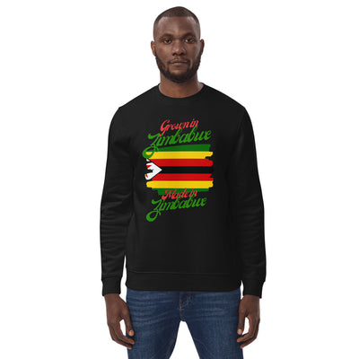 Grown in Zimbabwe Made in Zimbabwe Unisex eco sweatshirt